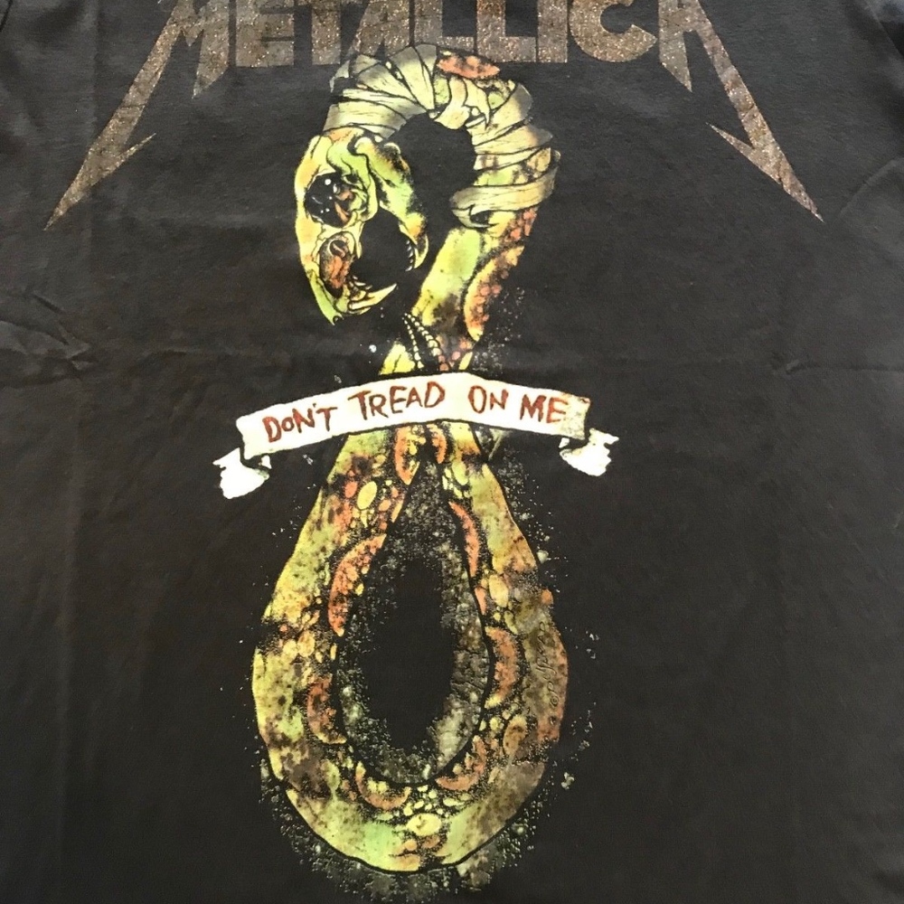 Metallica DON’T TREAD ON ME T-Shirts M, L, XL NWT - Picture 3 of 6
